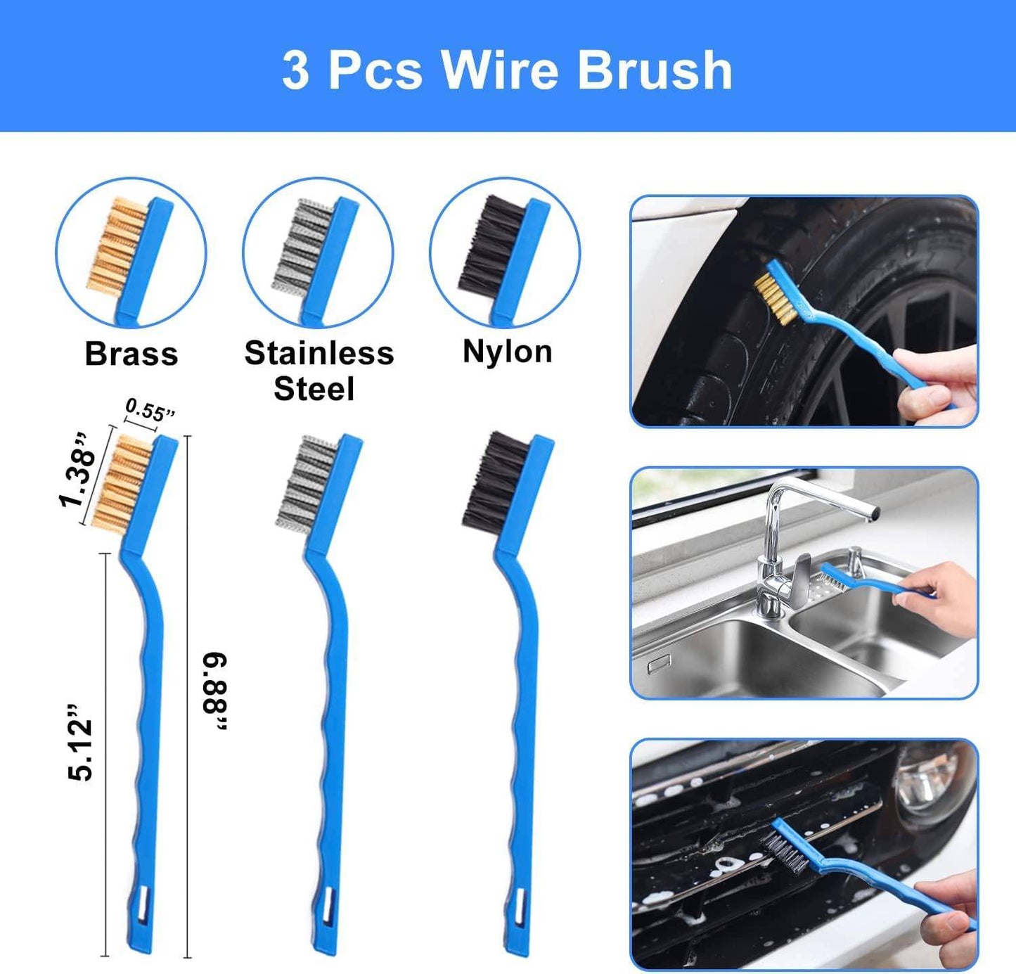 DunGood 26-Piece Pro Detailing Brush Kit