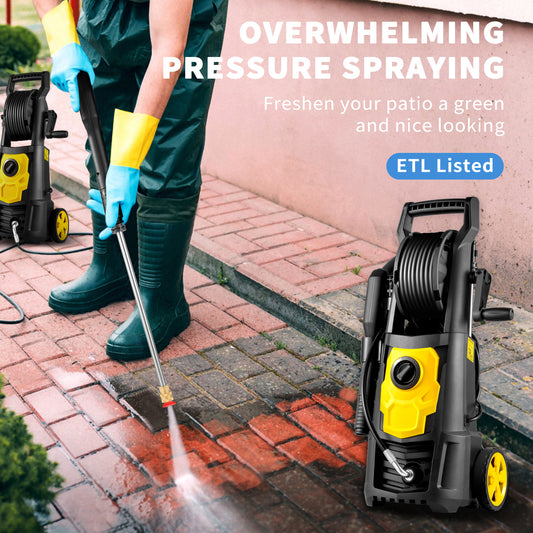 2000 PSI Electric Pressure Washer with Foam Cannon