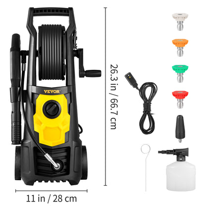 2000 PSI Electric Pressure Washer with Foam Cannon
