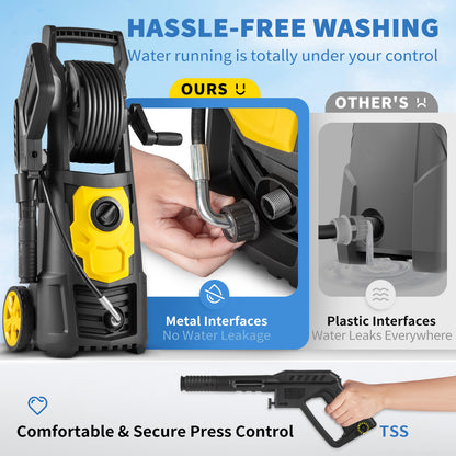 2000 PSI Electric Pressure Washer with Foam Cannon